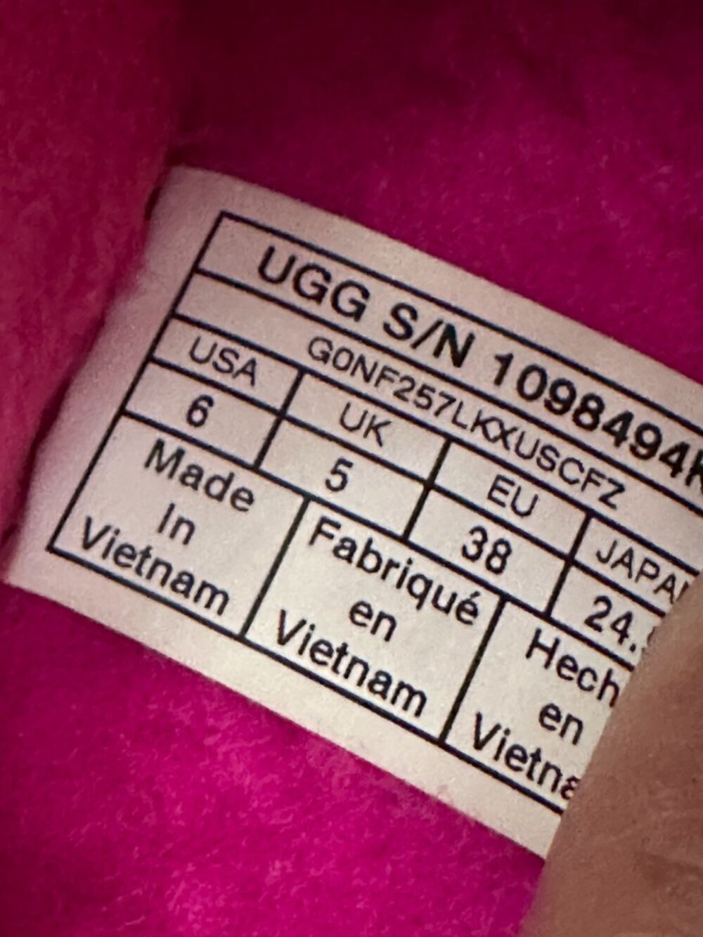UGG Fluff Yeah Slide Pink Sheepskin Fluffy Platform Slippers Women Sz 6 - Picture 5 of 5